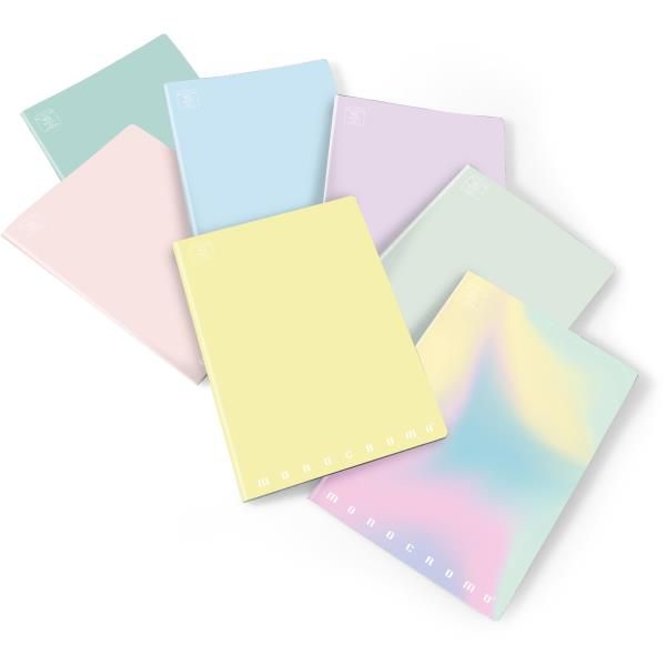 CF10QUADERNI MONOCR PASTEL A4 80 5M