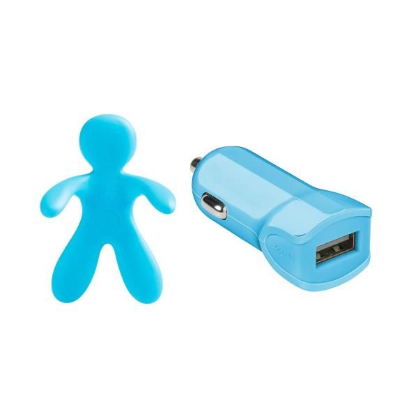 KIT AIRFRESHNER+CAR CHARGER 1A/5W