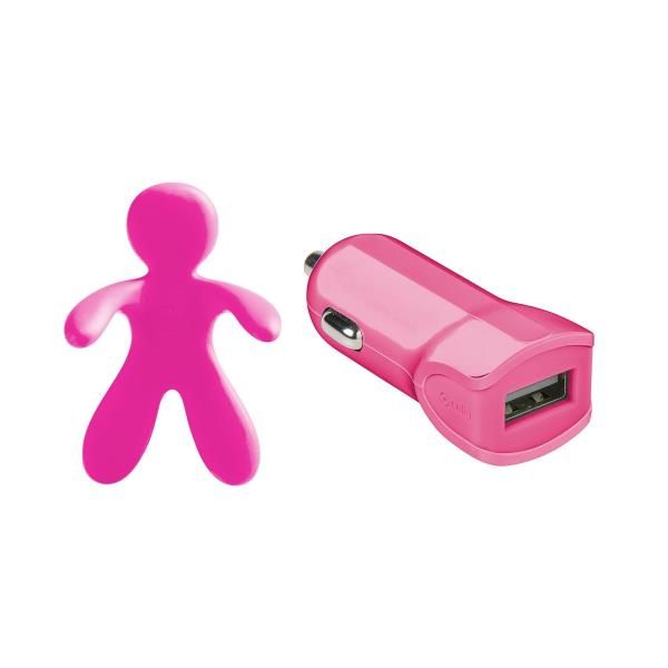 KIT AIRFRESHNER+CAR CHARGER 1A/5W