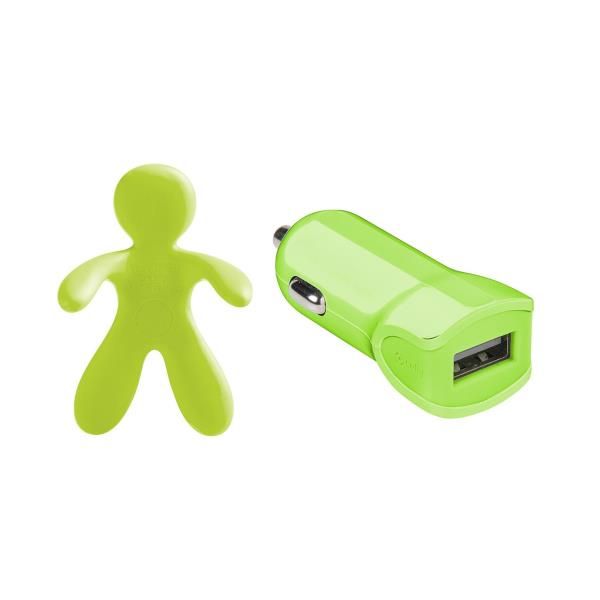 KIT AIRFRESHNER+CAR CHARGER 1A/5W