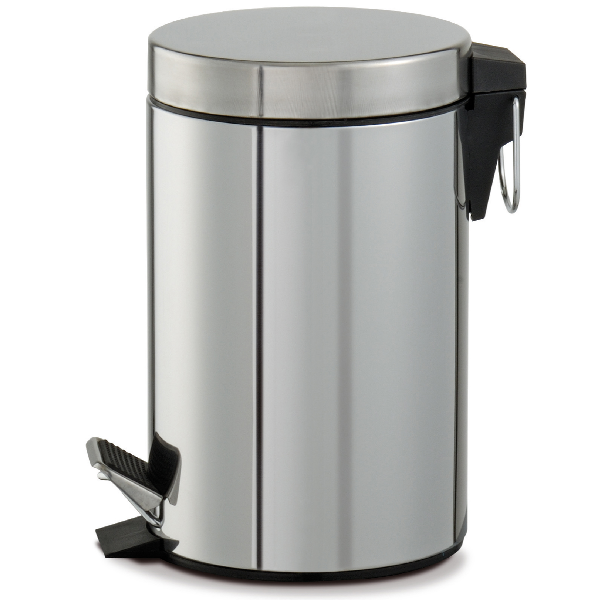 BIDONE PEDALE+VASCHETTA LT.3 - INOX