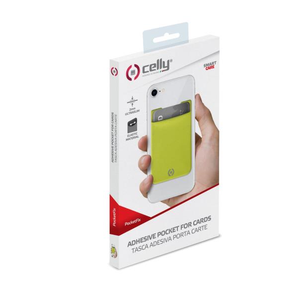 ADHESIVE POCKET FOR CARDS YELLOW - Image 4