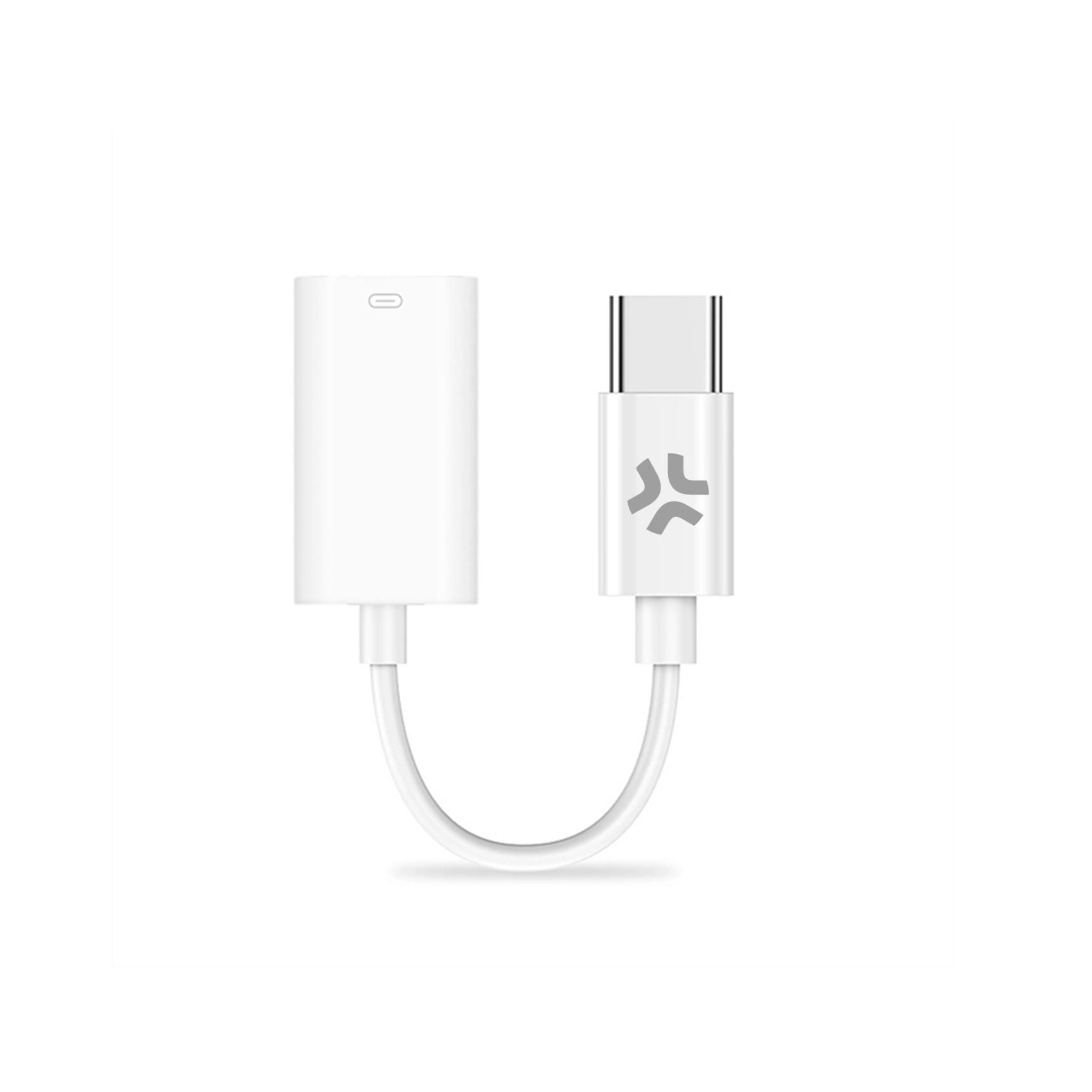 USB-C TO LIGHTNING ADAPTER WHITE