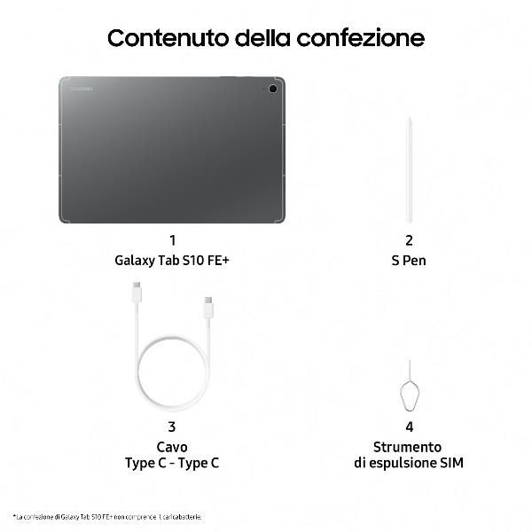GALAXY TAB S10 FE+ 12+256GB GRAY
