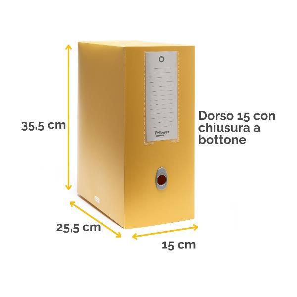 SCATOLA PROGETTO HOLOS D15 GIALLO