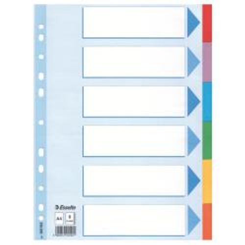 CF20 INTERCALAR CARTON 6 TCOLORS A4