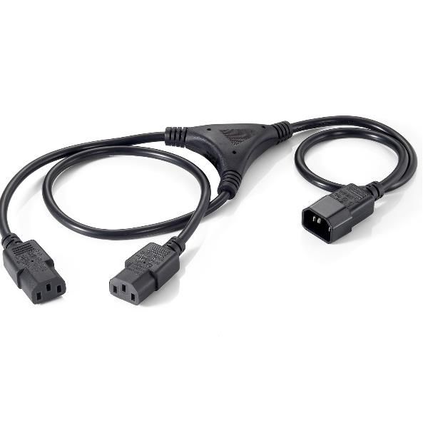 POWER CABLE Y-VERSION 1 60M BLACK