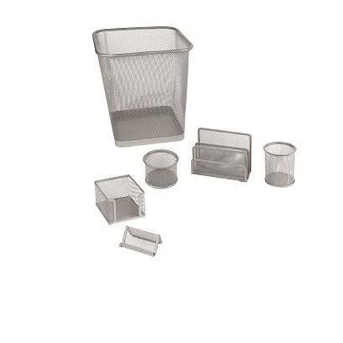 SET UFFICIO 6 PEZZI SILVER