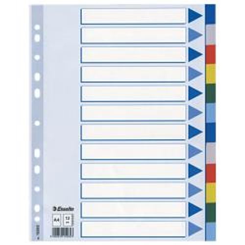 CF10 INTERCALARE PPL 12 T.COLORS A4