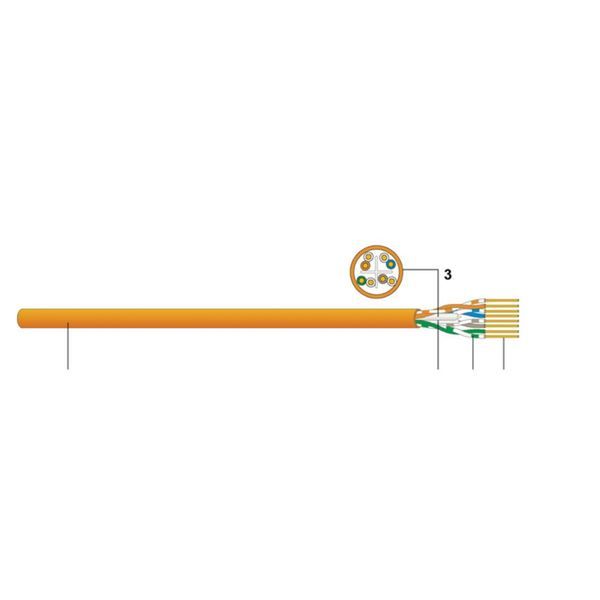 CAVO U/UTP CAT.6 B2CA ARANCIO 305M
