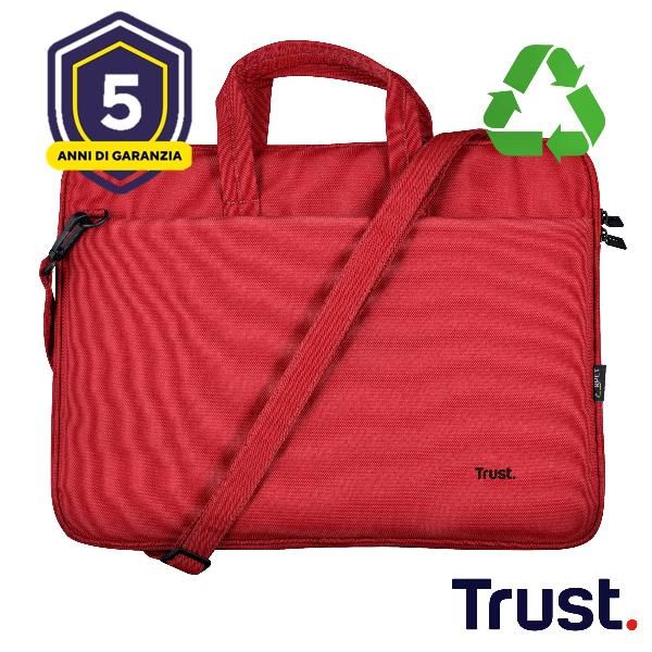 BOLOGNA LAPTOP BAG 16" ECO RED