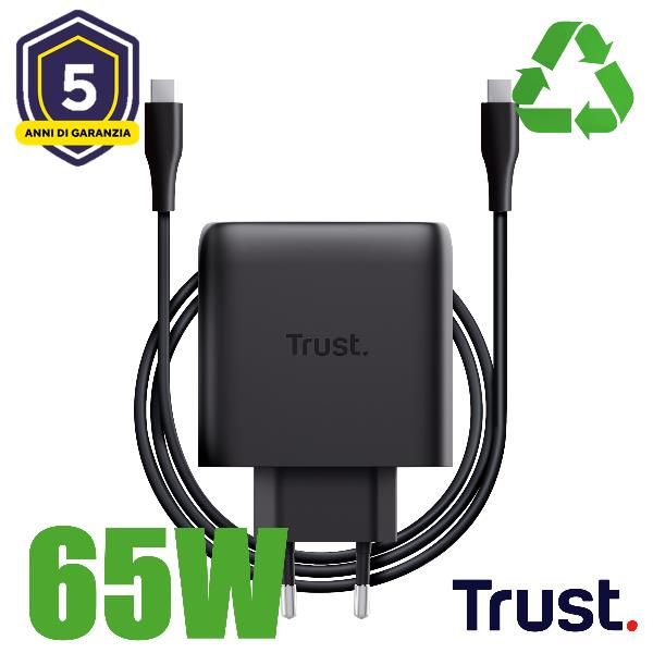MAXO 65W USB-C GAN CHARGER BLACK