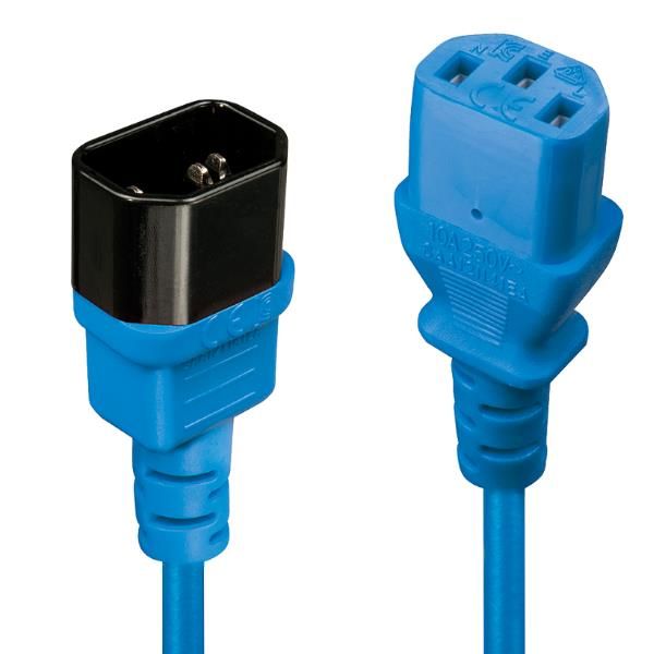 PROLUNGA IEC C-13 A C-14 BLU 2M