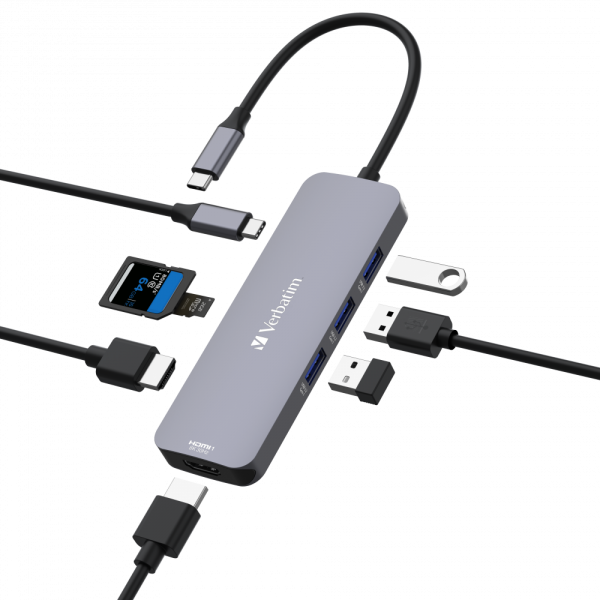 USB C HUB 8 IN 1 HDMI 8K PD 85W - Image 3