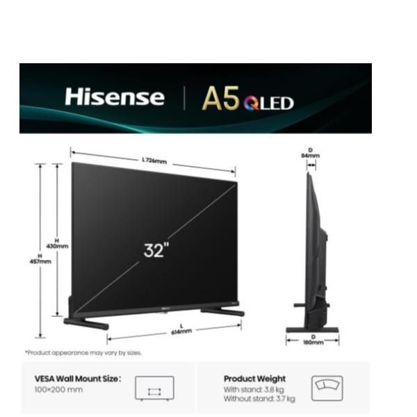 32 A59Q QLED FHD SMART VIDAA U9