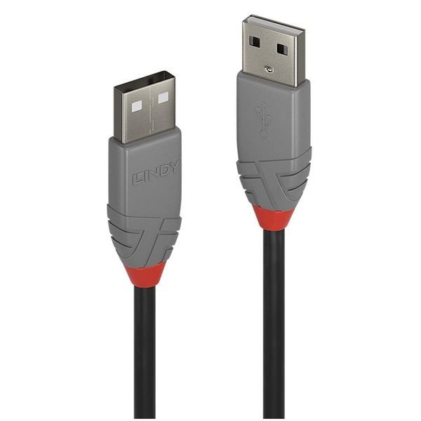 CAVO USB 2.0 A/A ANTHRA 1M