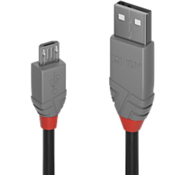 CAVO 3M USB 2.0 /MICRO-B, ANTHRA