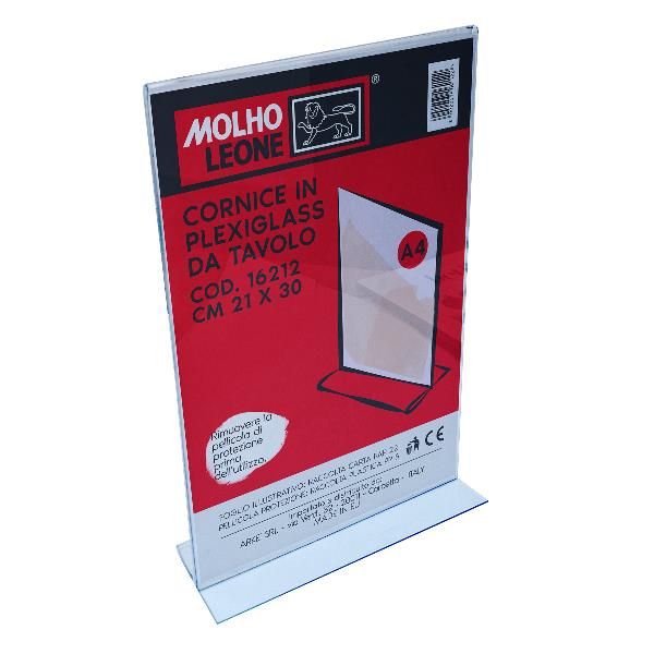 CORNICE A T PLEXIG. DA TAVOLO 21X30