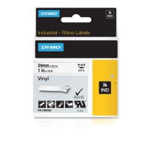 NASTRO 24MMX 5 5M VINILE NE/BI