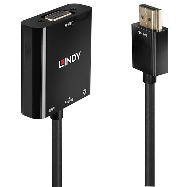 CONVERTER MICRO HDMI A VGA AUD