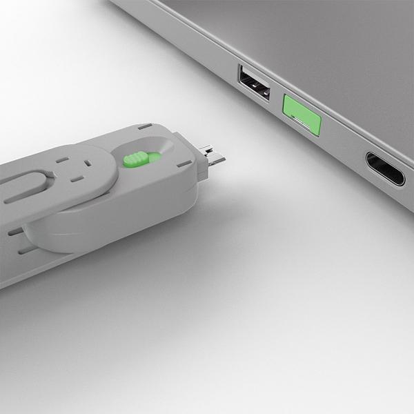 SERRATURA USB A VERDE - Image 4