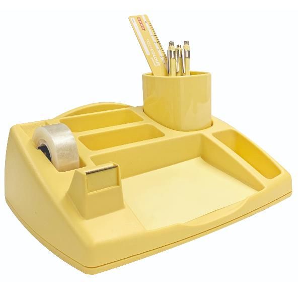 DESK ORGANIZER OLIVER PASTEL GIALLO