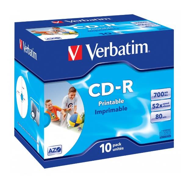 CDR DAT.PLUS STAMPAB. 52X CF.10 S