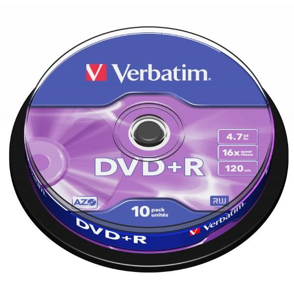 SPINDLE 10 DVD+R 4 7GB 16X CF.10 S