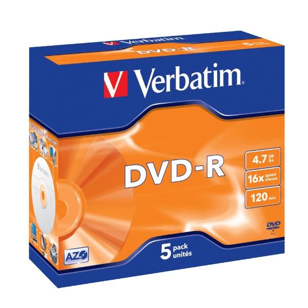 DVD-R 4 7GB 16X SERIGR.CONF.5 )