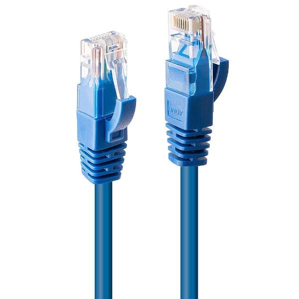 CAVO DI RETE CAT.6 U/UTP 3M BLU