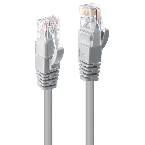CAVO DI RETE CAT.6 U UTP GRIGIO 1M