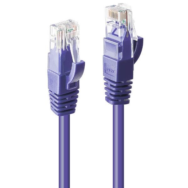CAVO CAT. 6 UTP VIOLA 0 5M