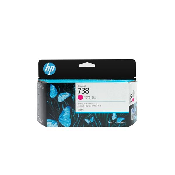 HP 738 130-ML MAGENTA DESIGNJET INK
