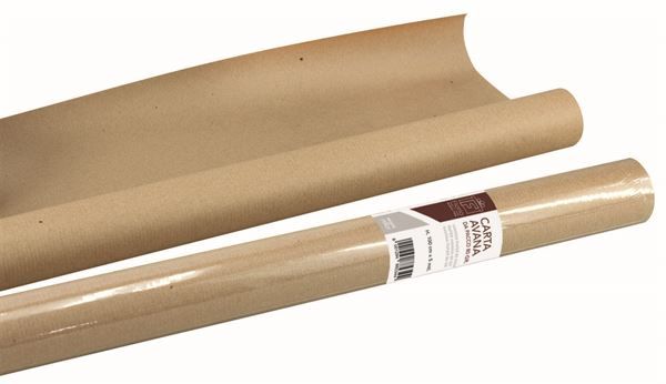ROTOLO CARTA KRAFT AVANA 100X5 80GR