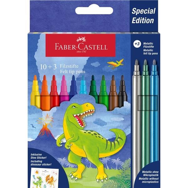CF10+3 PENNARELLI DINO + STICKERS