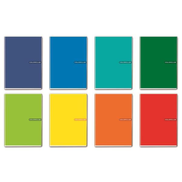 CF10QUADERNI COLOR CLUB A4 80G 0B