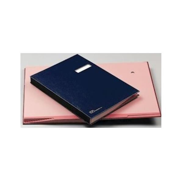 LIBRO FIRMA 18 INTERCALARI BLU