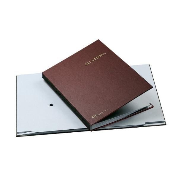 LIBRO FIRMA 18 INTERCALARI MARRONE
