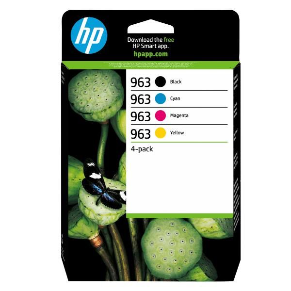 HP 963 CMYK ORIGINAL INK 4-PACK
