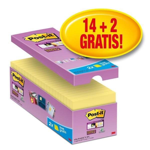 CF14+2 POST-IT SUPER STICKY 76X76 G