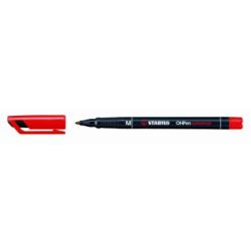 CF10 STABILO OHPEN MEDIA ROSSO