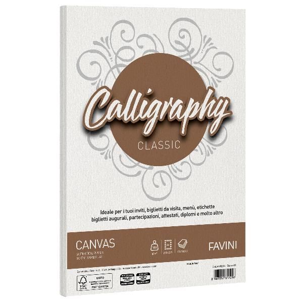 CF50 FG CANVAS 100GR A4 BIANCO