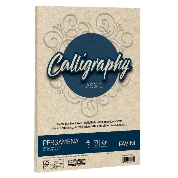 CF50 FG PERGAMENA 190GR A4 SABBIA