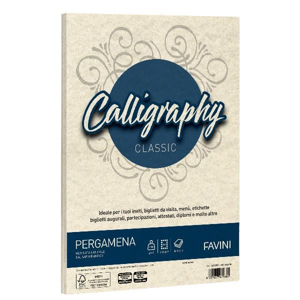 CF50 FG PERGAMENA 190GR A4 NATURALE