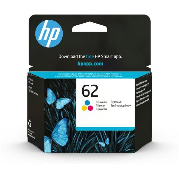 HP 62 TRI-COLOR INK CARTRIDGE