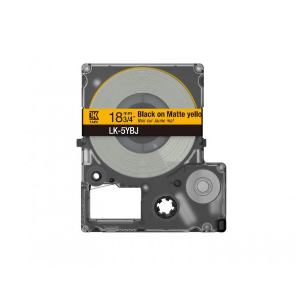 MATTE TAPE YELLOW/BLACK 18MM(8M)