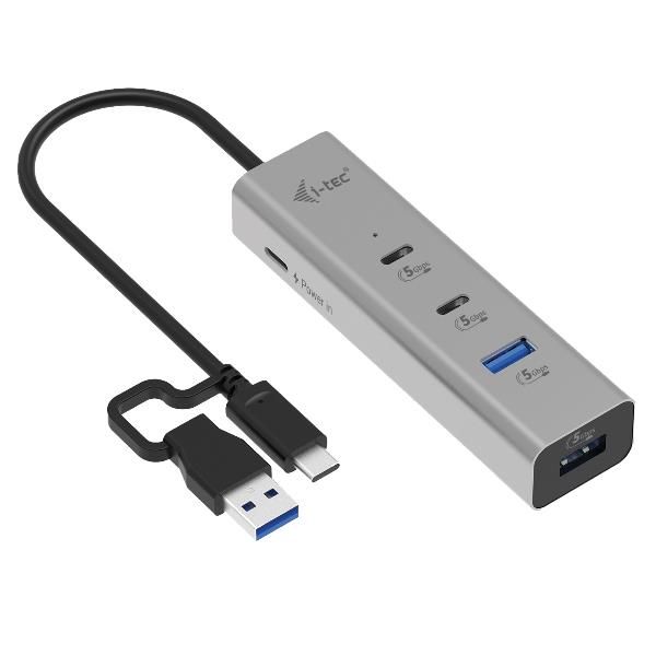 USB-C/USB-A CHARGING METAL HUB PD