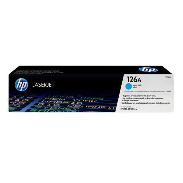 HP 126A CYAN LASERJET PRINT CARTR.