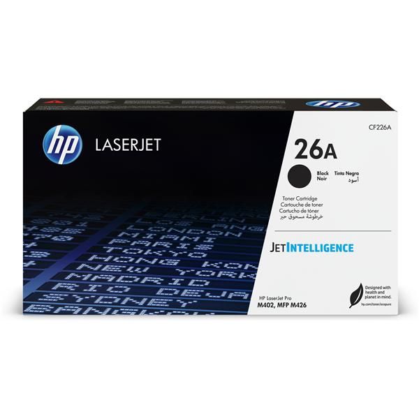 HP 26A BLACK LASERJET TONER CARTRI