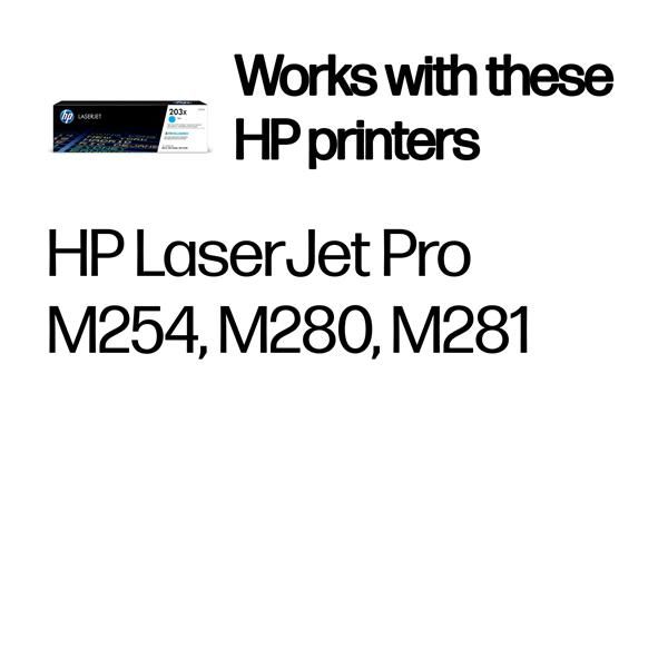 HP 203X ORIGINAL CYAN LASER TONER